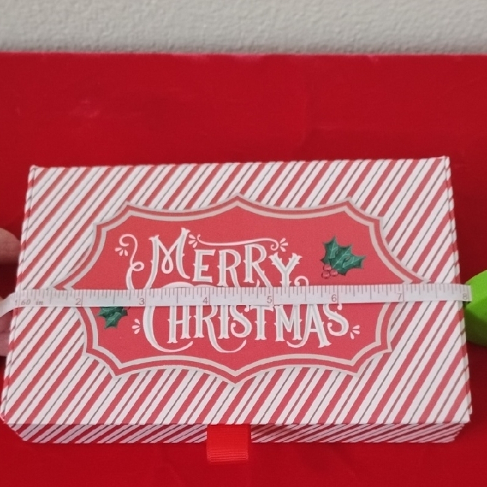 D- NWOT Festive Holiday Shaped Ornament Box and Storage Box - Picture 10 of 12
